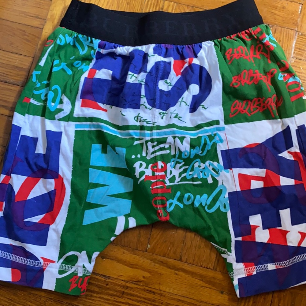 Burberry parachute shorts